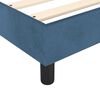 vidaXL Cama boxspring com colch&atilde;o 120x200 cm veludo azul-escuro