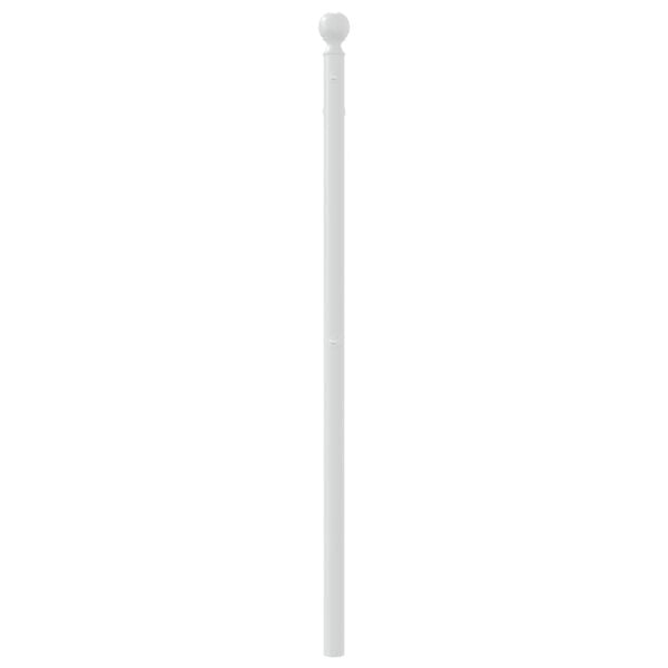 vidaXL Cabeceira de substitui&ccedil;&atilde;o 107 cm metal branco