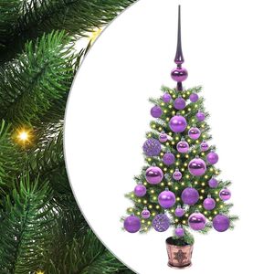 vidaXL &Aacute;rvore de Natal com 150 LEDs com suporte Verde 65 cm PE