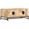 vidaXL Mesa de centro 90x55x40 cm madeira de mangueira maci&ccedil;a