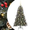 vidaXL &Aacute;rvore de Natal Artificial Verde 120 cm PVC, Pl&aacute;stico e A&ccedil;o
