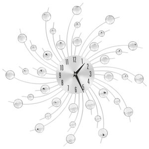 vidaXL Rel&oacute;gio de parede com mecanismo quartzo design moderno 50 cm