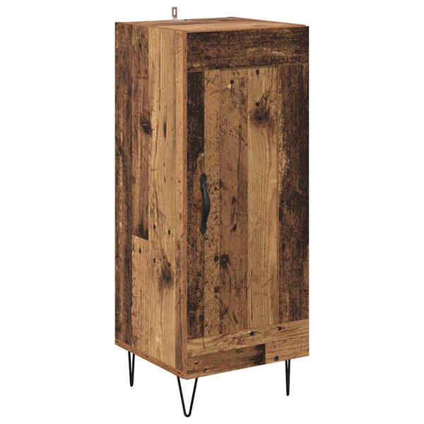vidaXL Buffet Madeira Antiga 34,5 x 34 x 90 cm
