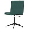 vidaXL Cadeiras de jantar 2 pcs veludo verde-escuro