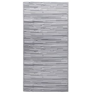 vidaXL Tapete de exterior 120x180 cm ARAKIL PP cinzento