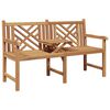 vidaXL Banco de jardim 150 x 60 x 90 cm Madeira de Teca S&oacute;lida