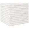 vidaXL Vaso/floreira de jardim 50x50x45,5 cm pinho maci&ccedil;o branco