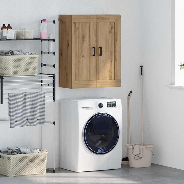 vidaXL Arm&aacute;rio de parede Carvalho Artesanal 69,5 x 34 x 90 cm