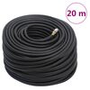 vidaXL Mangueira de ar h&iacute;brida 0,6" 20 m borracha e PVC preto