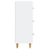 vidaXL Aparador 34,5x34x90 cm madeira processada branco