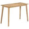 vidaXL Mesa de jantar 112x52x76 cm madeira de mangueira maci&ccedil;a