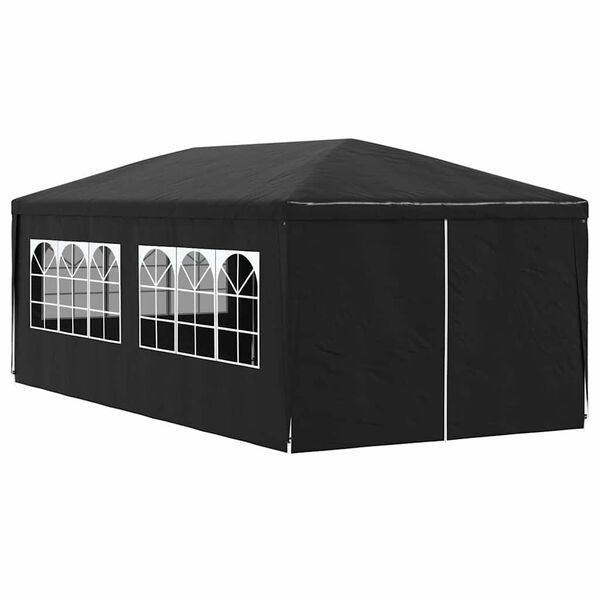 vidaXL Tenda para festas 3x6 m antracite