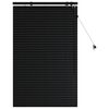 vidaXL Cortina Veneziana Preto 85 x 130 cm 35 mm