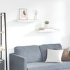 vidaXL Prateleiras parede 2 pcs 60x23,5x3,8 cm MDF carvalho e branco