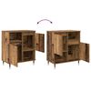 vidaXL Buffet Madeira antiga 60 x 35 x 70 cm