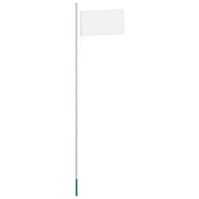 vidaXL Mastro de bandeira seccional 6,2 m alumínio