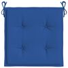 vidaXL Almofad&otilde;es p/ cadeiras jardim 2 pcs 40x40x4 cm oxford azul real