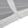 vidaXL Tenda de campismo 200x150x145 cm fibra de vidro branco