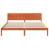vidaXL Estrutura da Cama Castanho 180 x 200 cm Madeira de pinho maci&ccedil;a