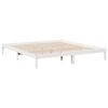 vidaXL Cama extra longa sem colchão 180x210 cm pinho maciço branco