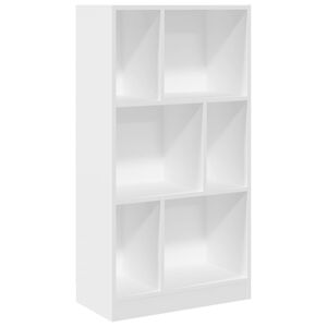 vidaXL Estante 57x28,5x107,5 cm derivados de madeira branco