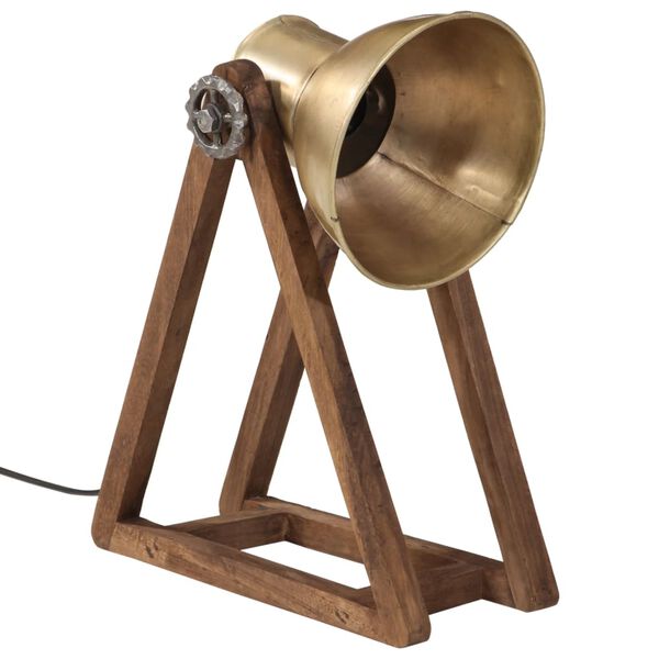 vidaXL Candeeiro de secret&aacute;ria 25 W 30x17x40 cm E27 bronze antigo