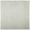 vidaXL Tapete para uso interno e externo PALMERAS Verde 240 x 240 cm