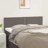 vidaXL Cabeceiras cinzento 144x5x78/88 cm couro artificial