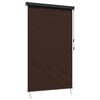 vidaXL Estores de rolo Castanho 60 x 250 cm Tecido e Alum&iacute;nio