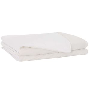 vidaXL Cobertor Pesado Branco 152 x 203 cm 11 kg 100% Algod&atilde;o 205T