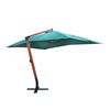 vidaXL Guarda-sol flutuante Melia 300 x 400 cm verde