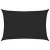 vidaXL Para-sol estilo vela 160 g/m&sup2; 3,5x5 m PEAD preto