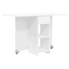 vidaXL Mesa de Jantar 115 x 70 x 75 cm Derivados de Madeira Branco