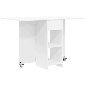 vidaXL Mesa de Jantar 115 x 70 x 75 cm Derivados de Madeira Branco