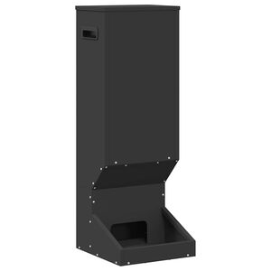 vidaXL Comedouro para Cervos Preto 28 x 30 x 80 cm 3 kg