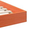 vidaXL Estrutura da Cama Marrom Cera 90 x 220 cm