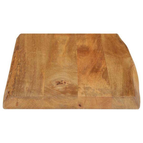 vidaXL Tampo de mesa c/ borda viva 70x40x3,8 cm mangueira maci&ccedil;a