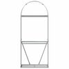 vidaXL Suporte para lenha 80x45x190 cm Antracite A&ccedil;o galvanizado