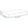 vidaXL Prateleiras de parede 2 pcs 40x23x3,8 cm MDF carvalho e branco