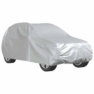vidaXL Cobertura de carro p/ SUV com cintas de fivela M prateado