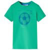 T-shirt de criança verde 128