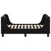 vidaXL Estrutura de Cama para Crian&ccedil;a com Cabeceira Preto 70 x 140 cm