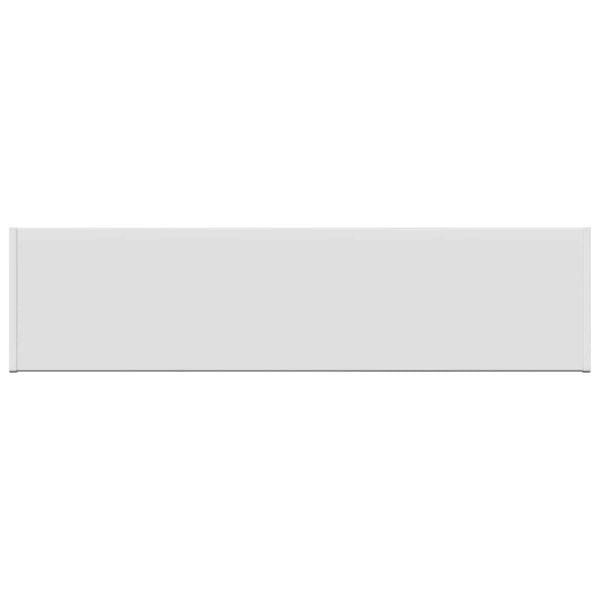 vidaXL Soleira de Janela Branco 100 x 25 x 4,5 cm PVC