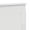 vidaXL Cabeceira Branco Brilhante 200 cm Madeira processada