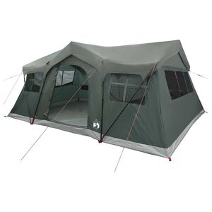 vidaXL Barraca Familiar 487 x 340 x 216 cm Verde Ex&eacute;rcito