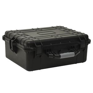 vidaXL Mala de viagem port&aacute;til 55x43x21 cm PP preto