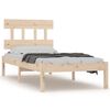 vidaXL Estrutura de cama 90x200 cm madeira maci&ccedil;a