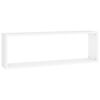 vidaXL Estantes parede c&uacute;bicas 6pcs contr. 80x15x26,5 cm branco/sonoma