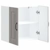 vidaXL Arm&aacute;rio de parede de cozinha Kalmar sonoma cinzento