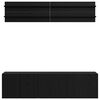 vidaXL Unidades de TV 6 pcs Carvalho preto Madeira processada